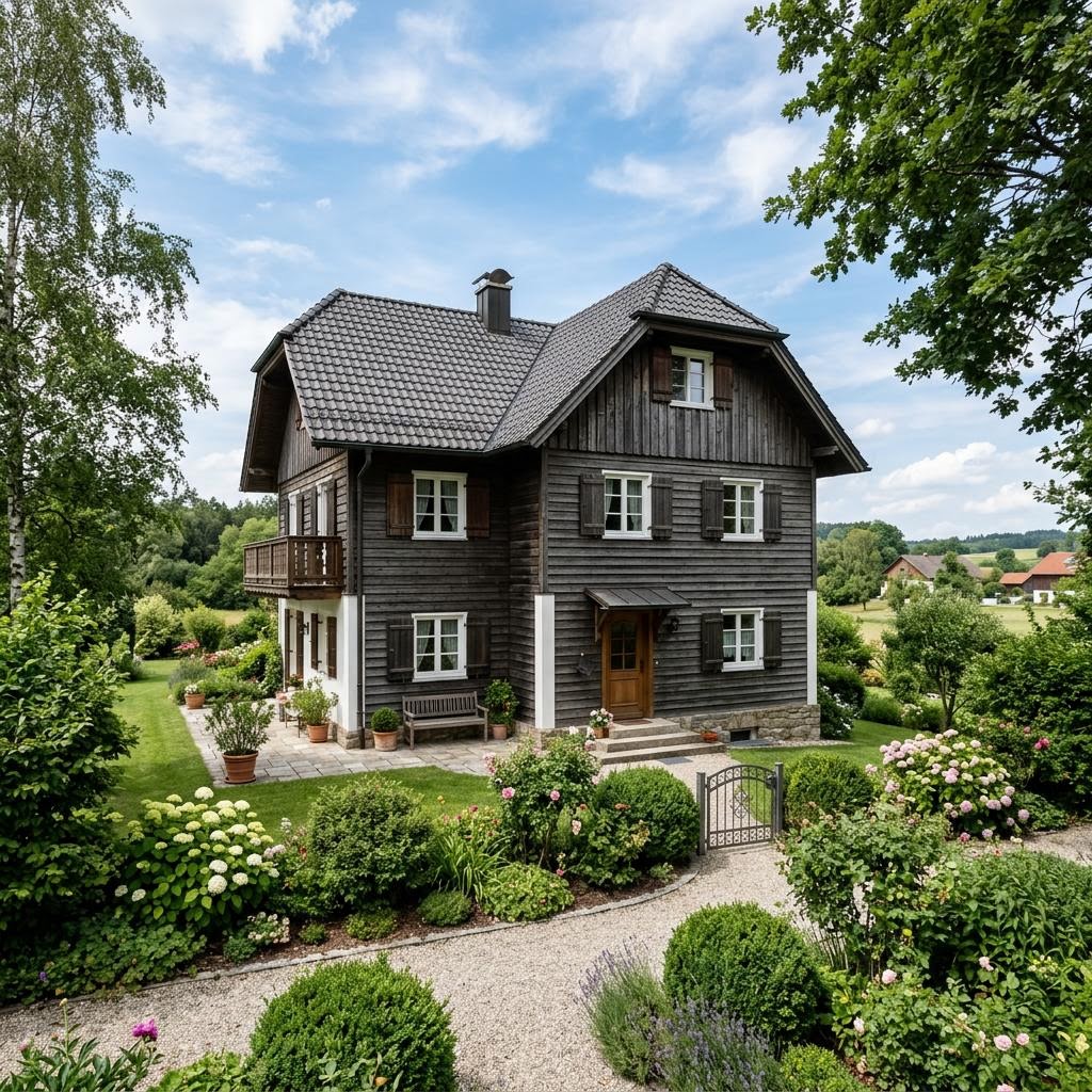 Landhaus Kochel von Isartaler Holzhaus — Fertighaus in Holztafelbau mit rund 142 m²