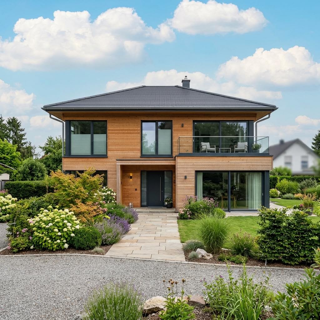 Luxusvilla & Designerhaus City Villa 172 von ARGE-HAUS — Fertighaus in Holztafelbau mit rund 172 m²