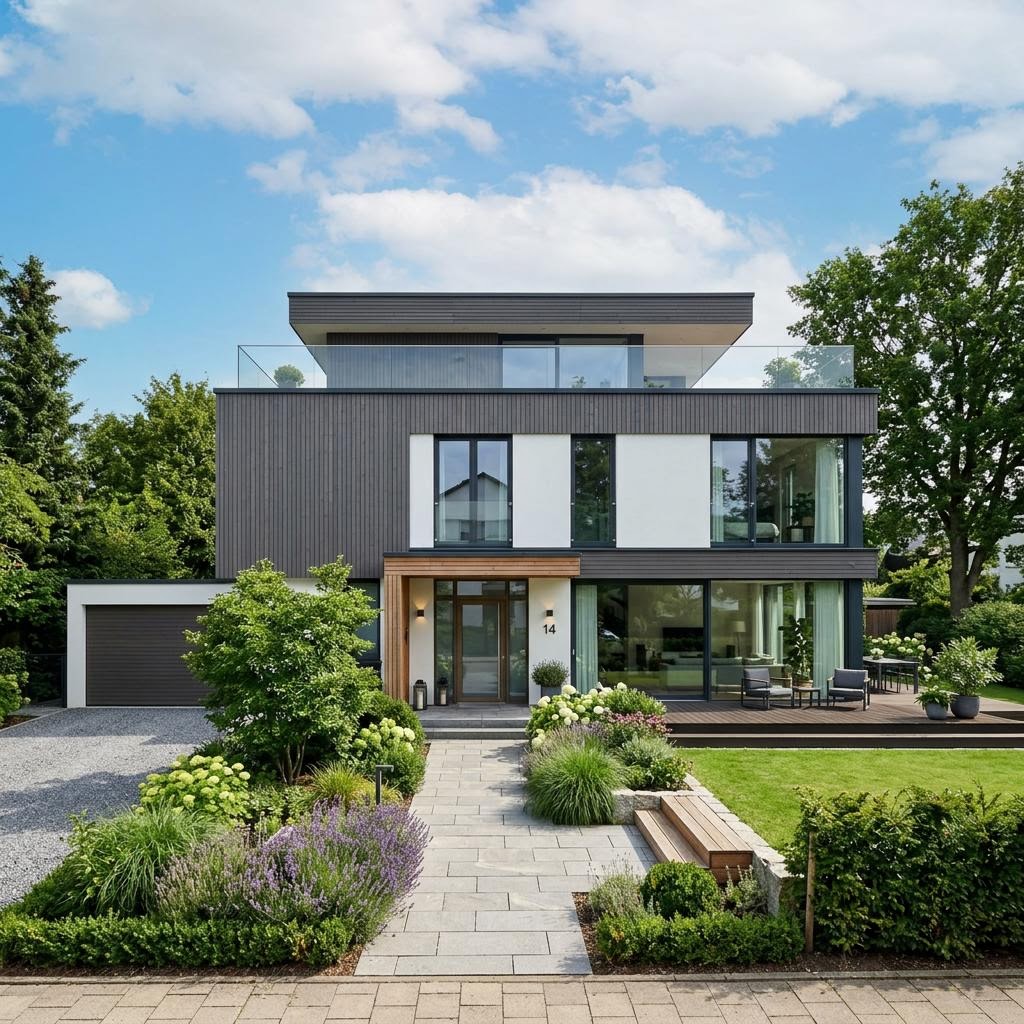 Luxusvilla & Designerhaus Atelier Vetro 230 von DAVINCI HAUS — Fertighaus mit rund 230 m²