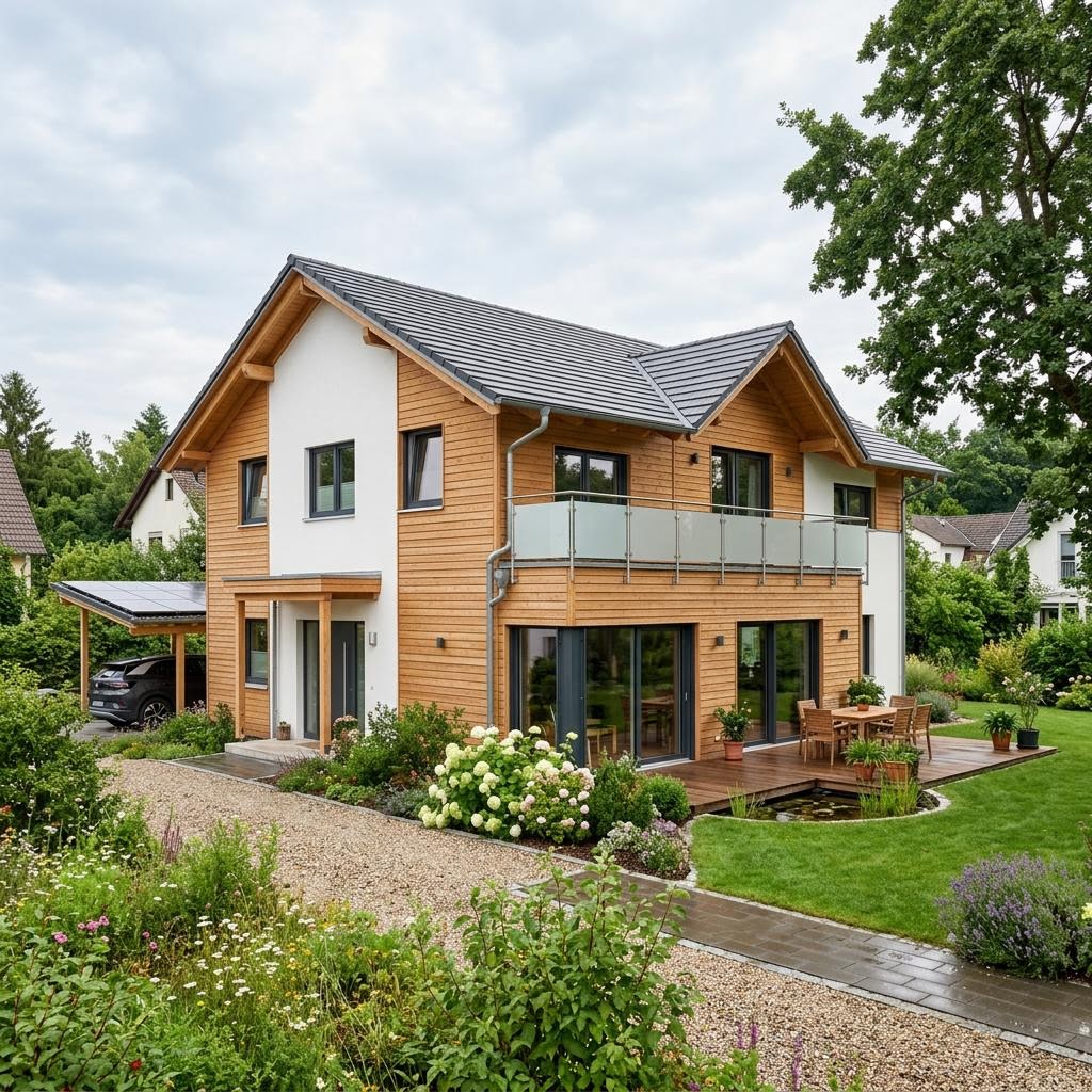 Mehrgenerationenhaus Mehrgenerationenhaus Öko Generation 244 von Meisterstück-HAUS — Satteldach, 244 m²