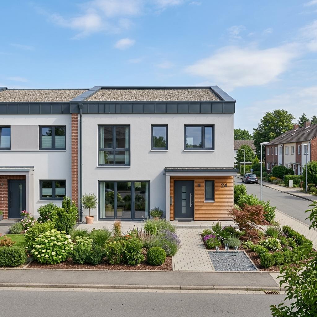 Reihenhaus Berlin Reihe 96 von Roth-Massivhaus — Massivhaus mit rund 96 m²