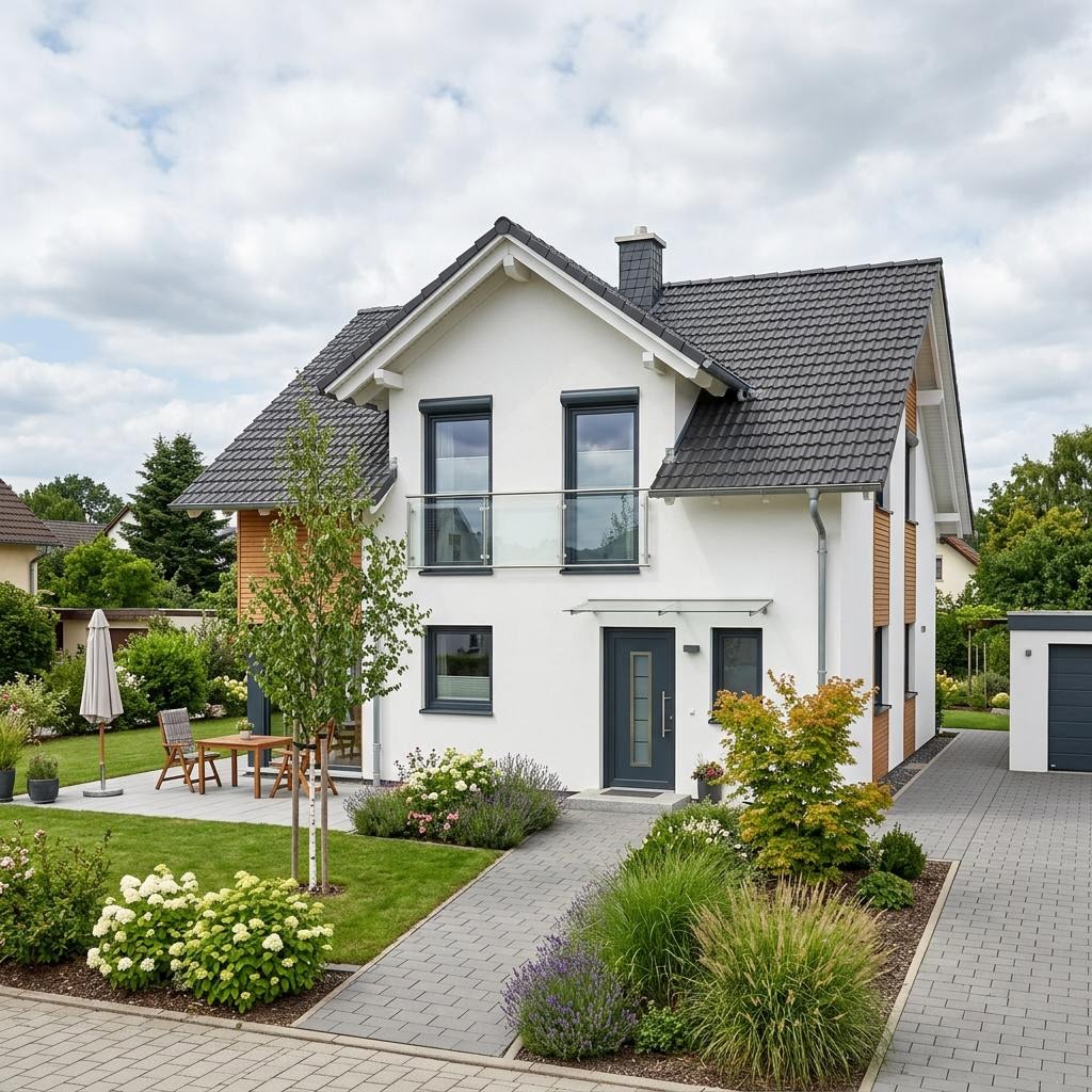 Einfamilienhaus Clou 123.1 von RENSCH-HAUS — Holztafelbau mit 126 m²
