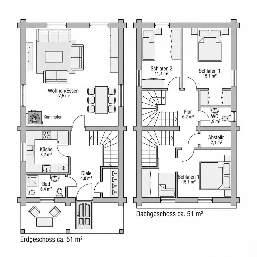 Grundriss Tauern 102 von Sonnleitner Holzbauwerke — 102 m², 5 Zimmer