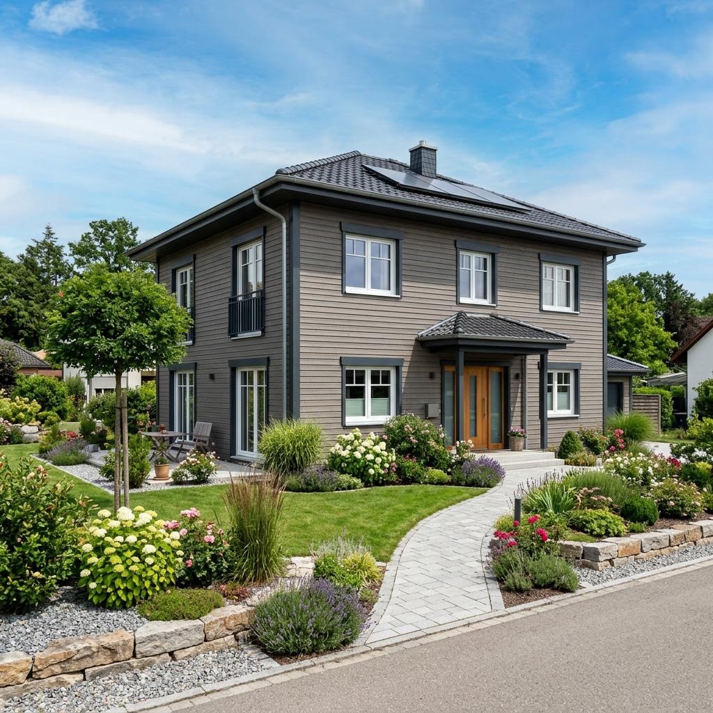 Stadtvilla Vita Classic 158 Stadtvilla von allkauf haus — Fertighaus mit rund 158 m²