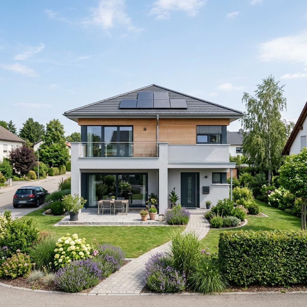 Stadtvilla Esprit Stadtvilla 156 von Bärenhaus — Holzfertighaus mit Zeltdach