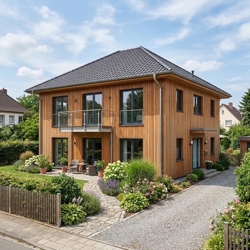 Stadtvilla Stadtvilla Cubus 158 von Büdenbender Hausbau — Fertighaus mit rund 158 m²