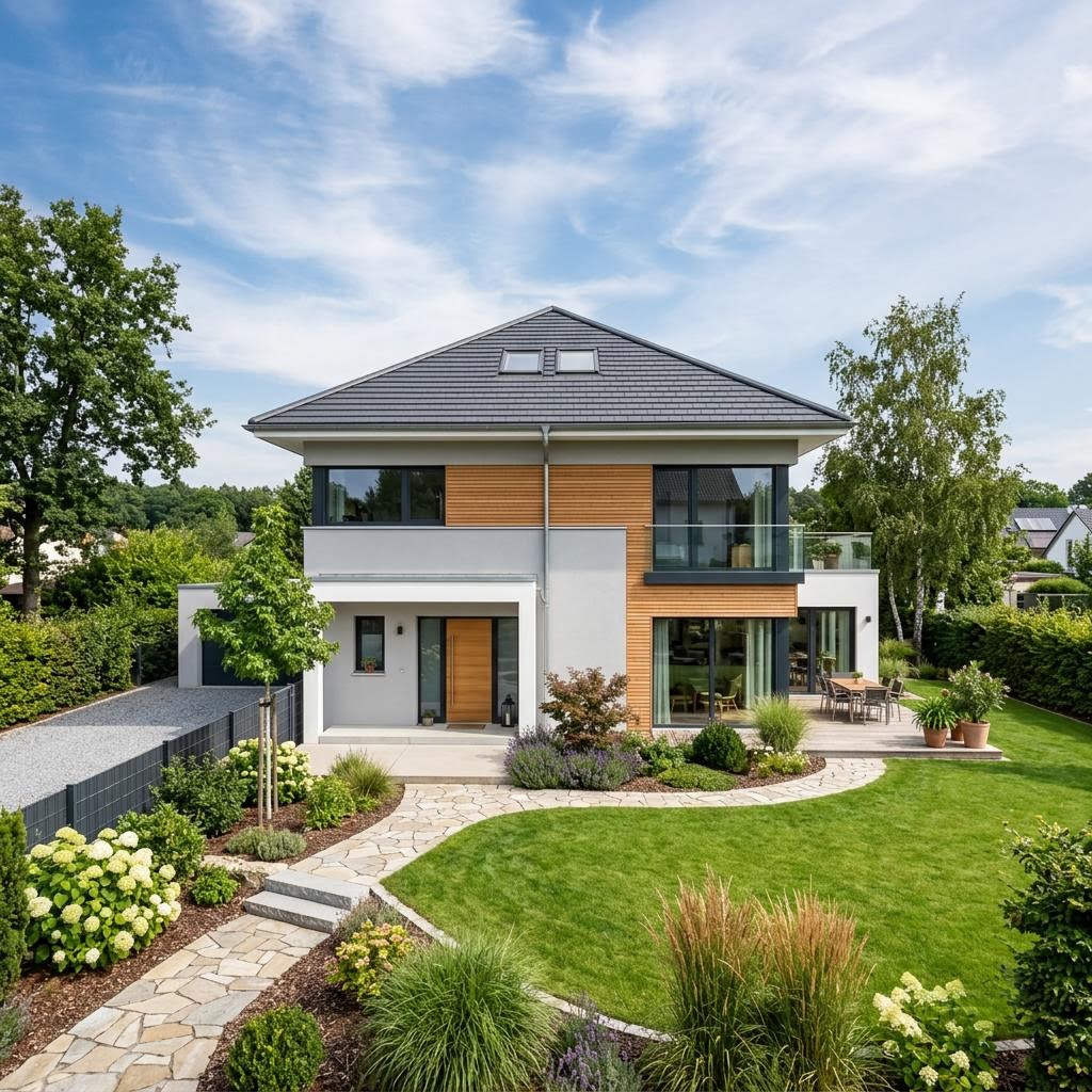 Stadtvilla SELECT 170 von Hartl Haus — individuell planbares Echtholz-Fertighaus mit 170 m²