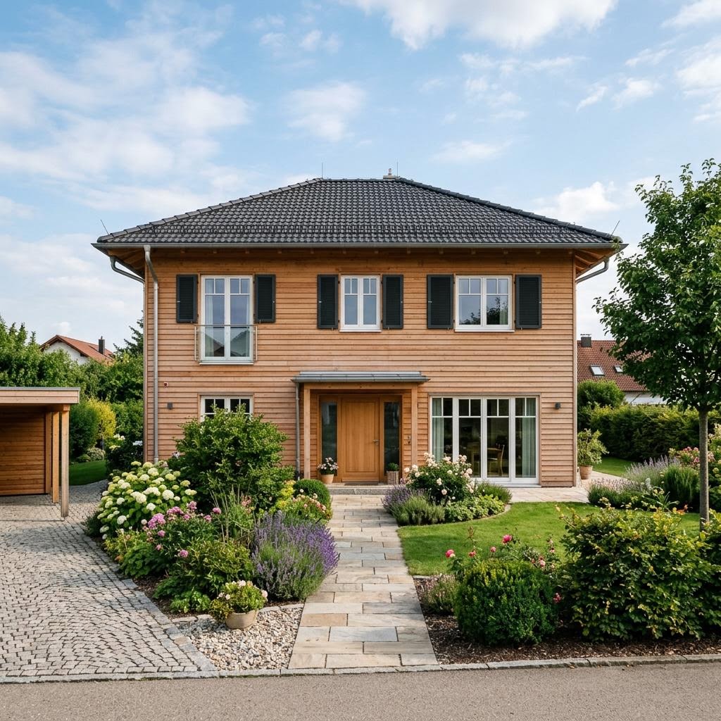 Stadtvilla Homestory Stadtvilla 176 von LEHNER HAUS — Fertighaus in Holztafelbau mit rund 176 m²
