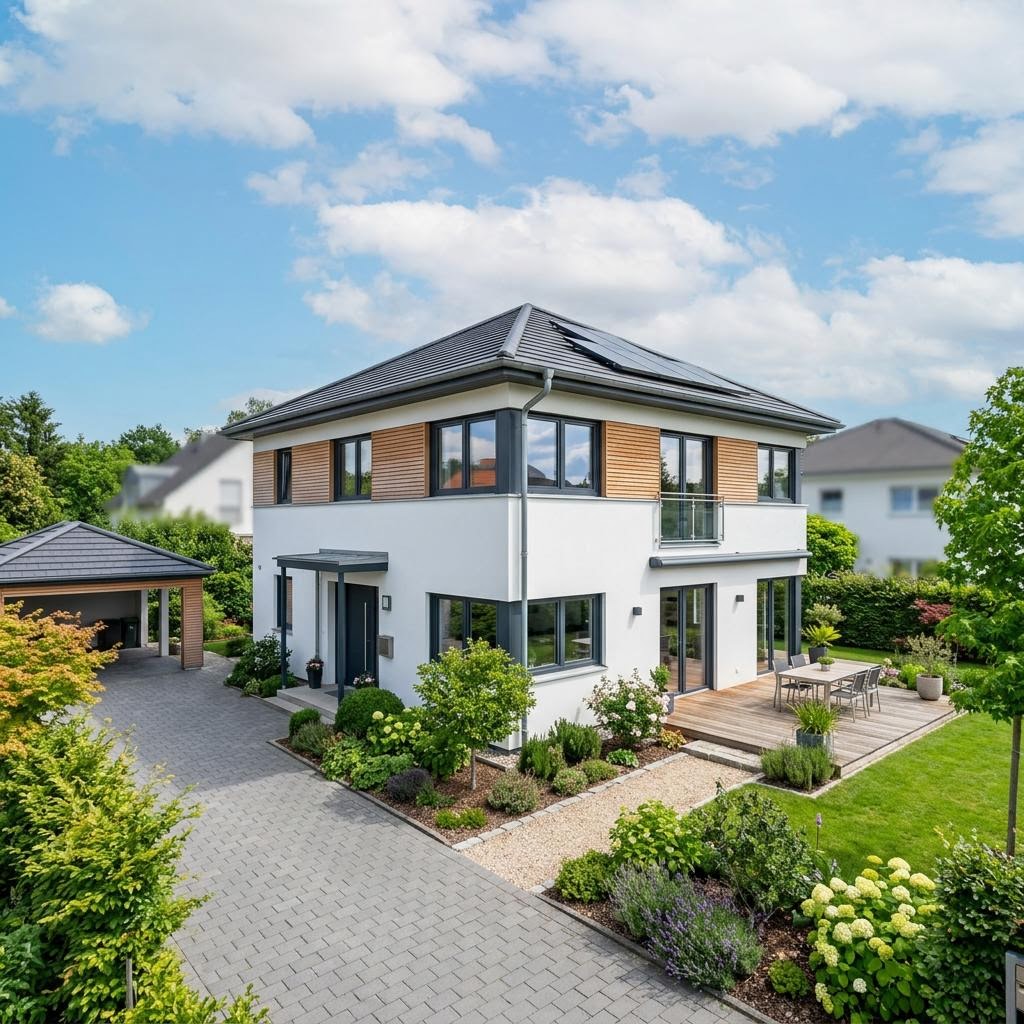 Stadtvilla 158 von Town & Country Haus — Massivhaus mit Walmdach und 158 m²