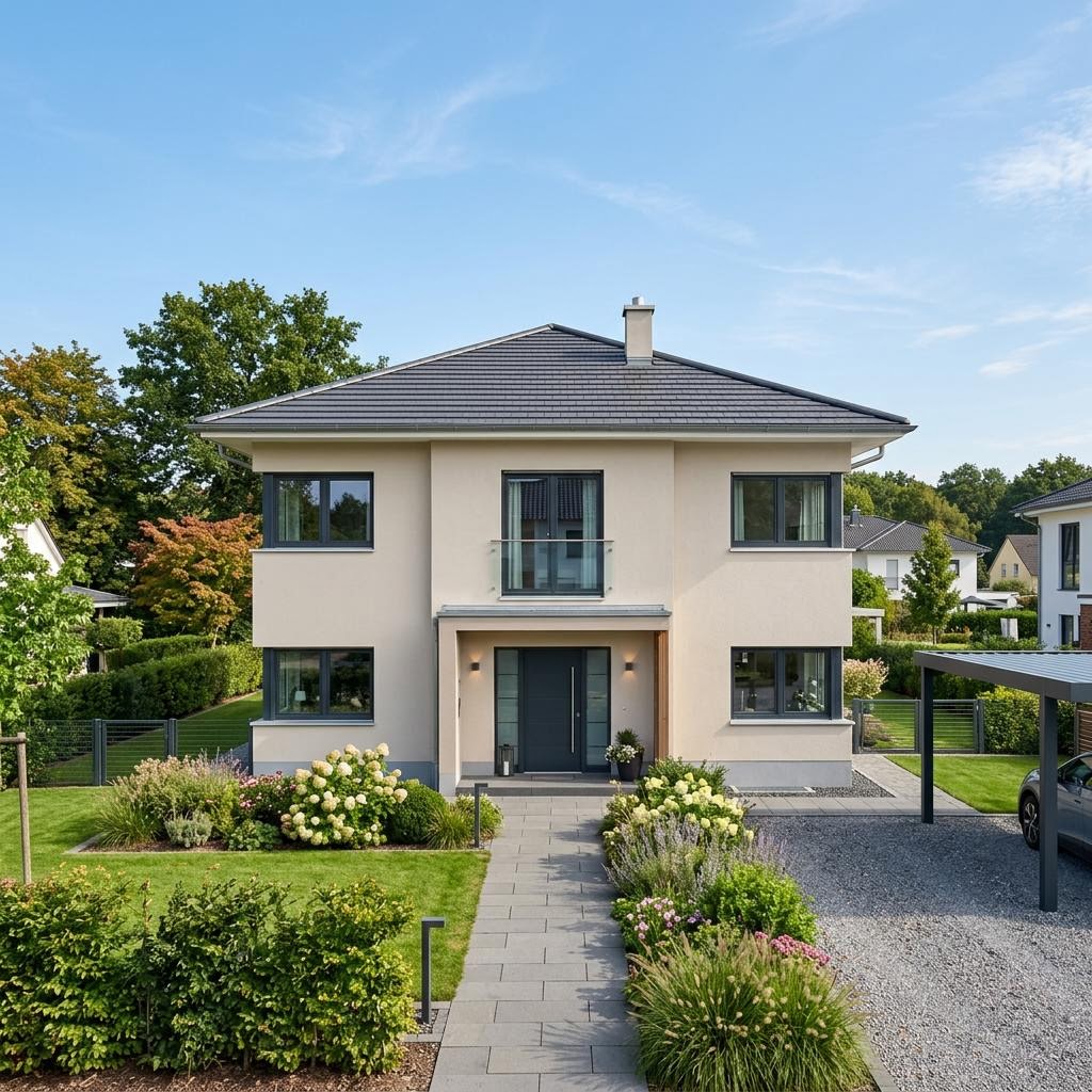 Stadtvilla CityLife 250 von WeberHaus mit Walmdach — Fertighaus mit 172 m²