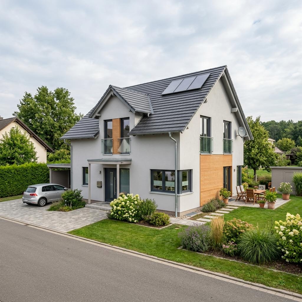 Einfamilienhaus Flair Behagen 124 von Town & Country als Massivhaus mit Satteldach