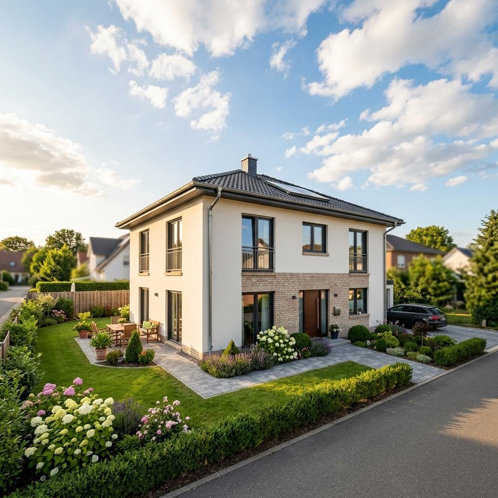 Massives Einfamilienhaus Flair Vital 134 von Town & Country mit Satteldach