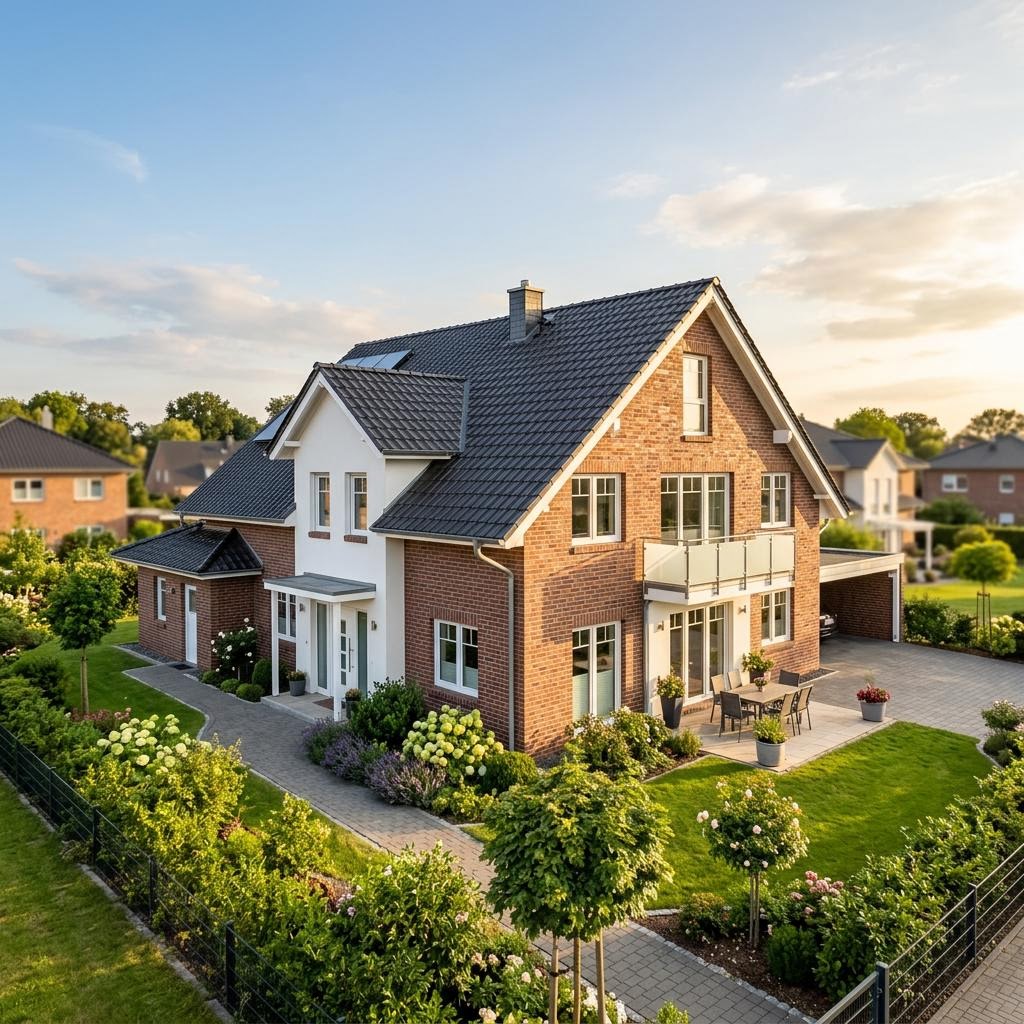 Massives Mehrgenerationenhaus Flair 215 von town-und-country mit Einliegerwohnung und Satteldach