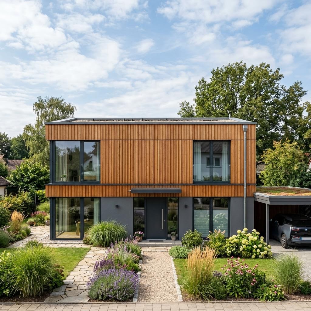 Kubushaus Kubushaus Cubo 168 von LEHNER HAUS — Fertighaus in Holztafelbau mit rund 168 m²