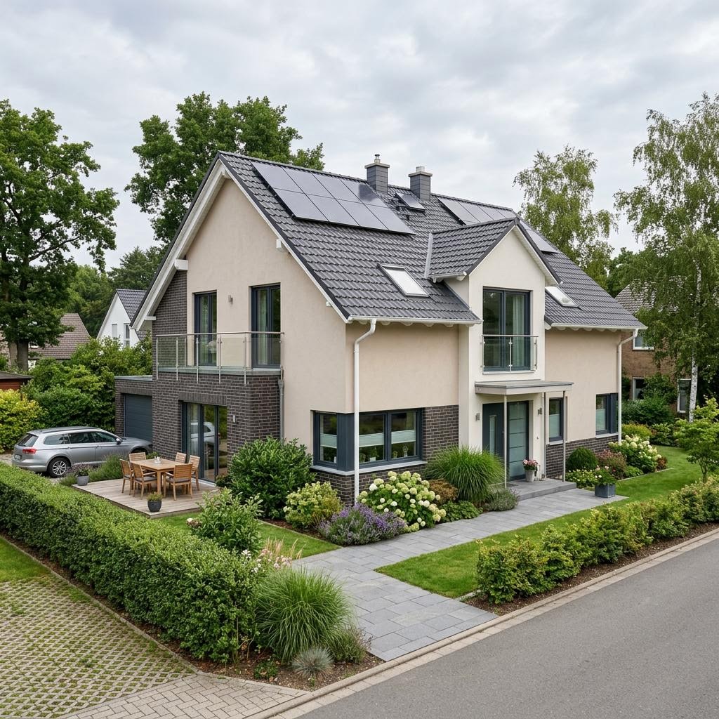Doppelhaushälfte Maxime Duo 158 von Viebrockhaus — Satteldach, 158 m² für schmale Grundstücke