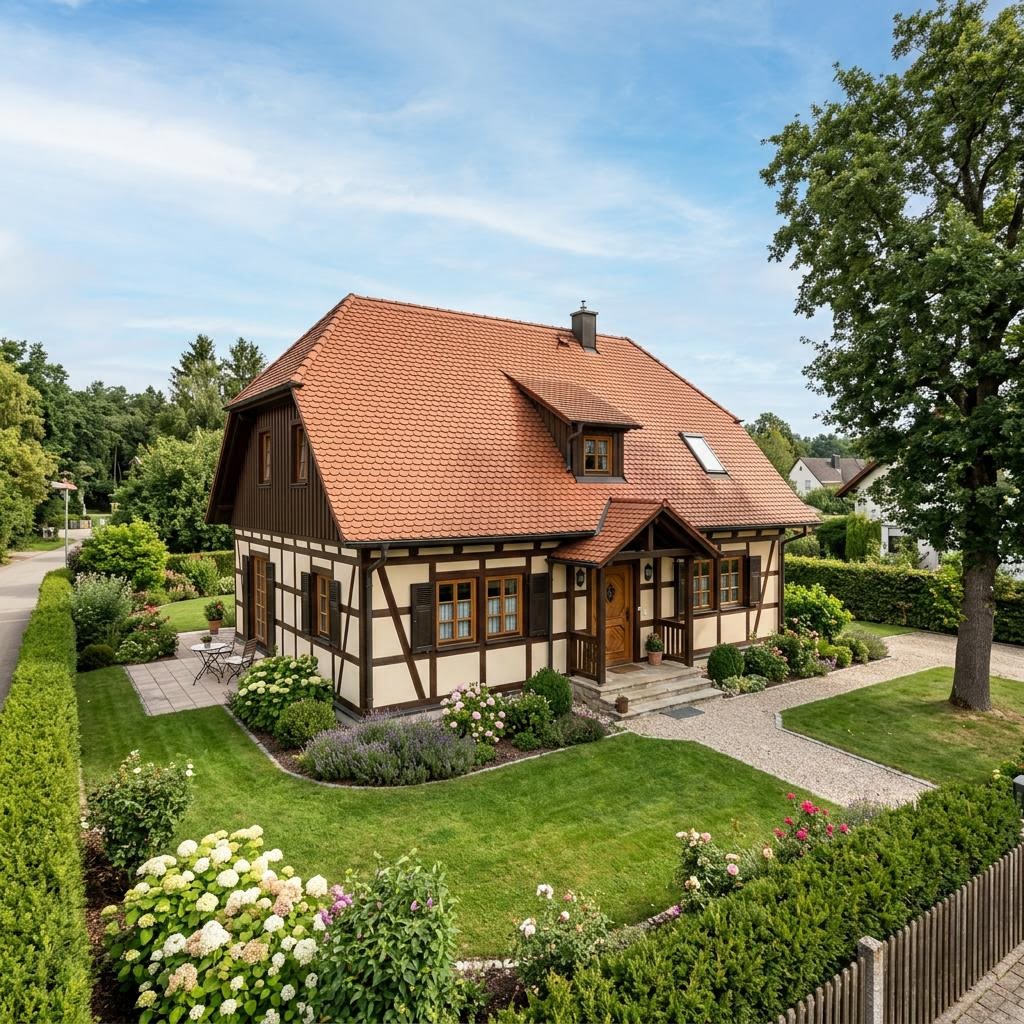 Landhaus Kate 126 von Wagener Systemhausbau — Holzskelettbau mit Krüppelwalmdach und 126 m²