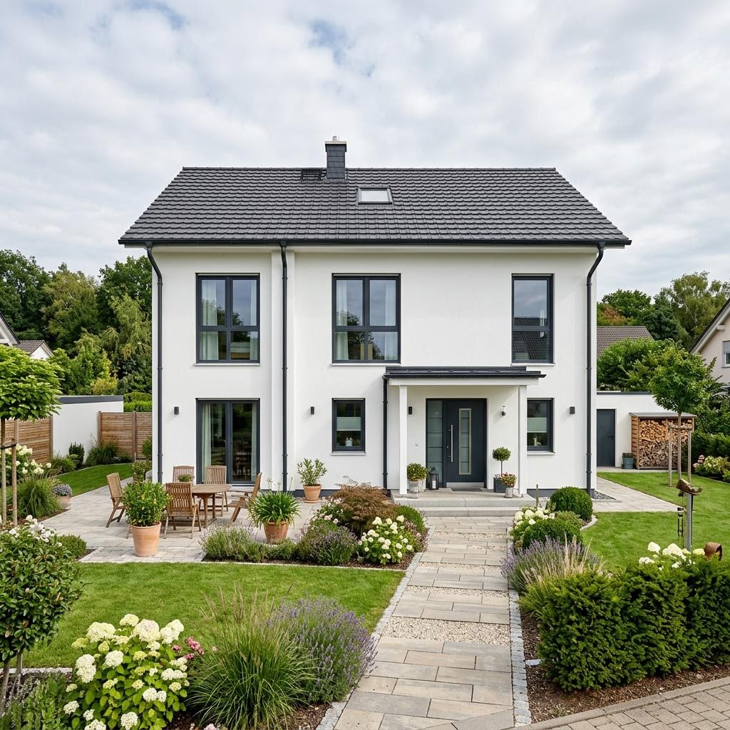Bausatzhaus EFH 136 von Ytong Bausatzhaus — Porenbeton-Massivbau mit 137 m²