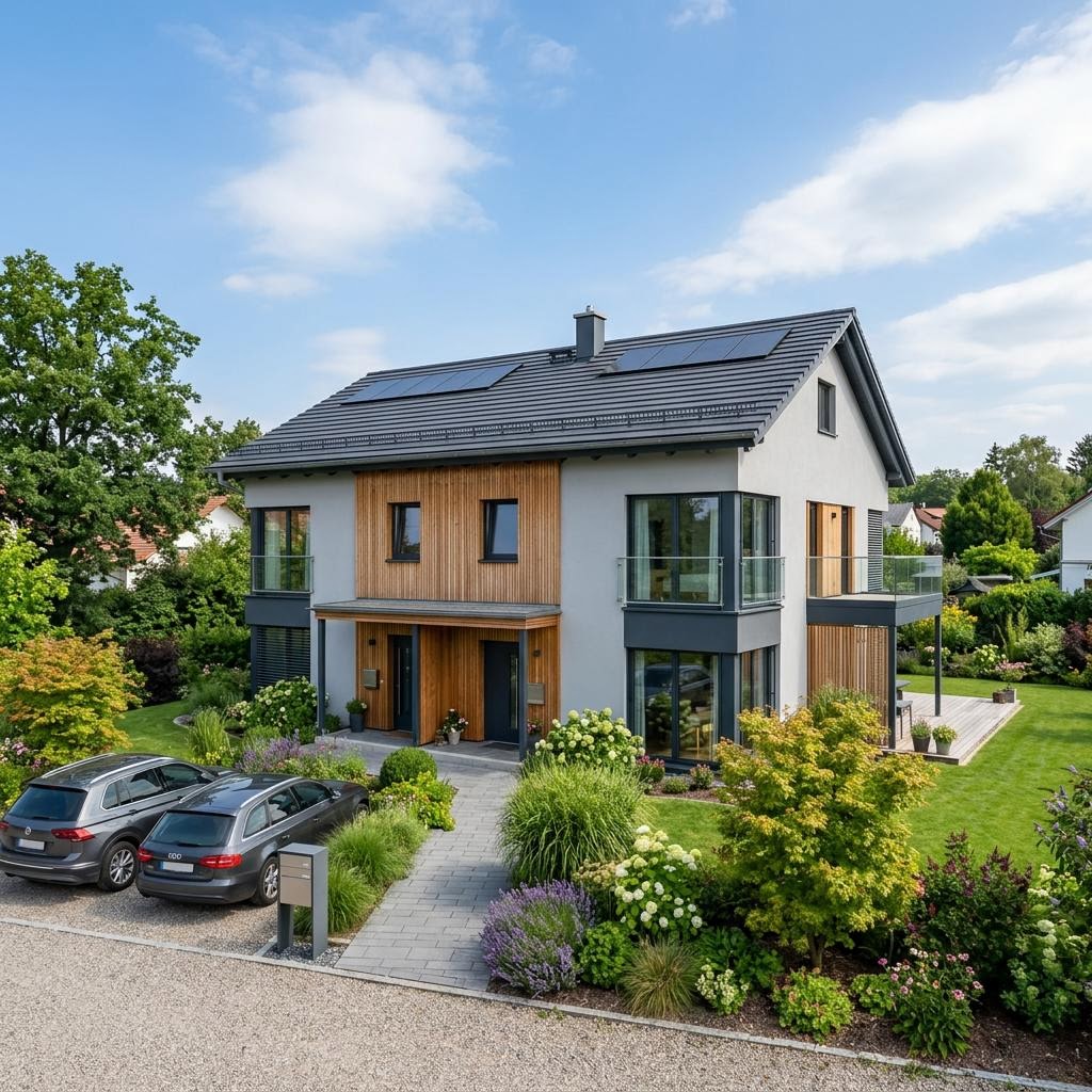 Zweifamilienhaus Maxime 1300 von Viebrockhaus — Massivhaus mit Option auf Einliegerwohnung