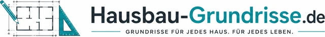 Hausbau-Grundrisse Logo: Grundrisse für jedes Haus. Für jedes Leben.