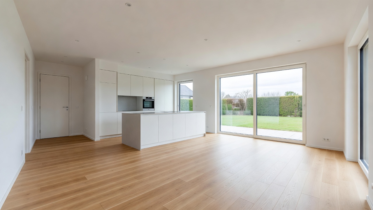 Grundriss 110 qm mit 4 Zimmern sinnvoll aufteilen: Beispiel einer optimierten Raumaufteilung in einem modernen Einfamilienhaus